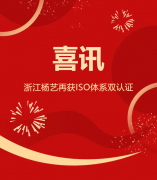 喜讯 | 浙江PG电子再获ISO体系双认证